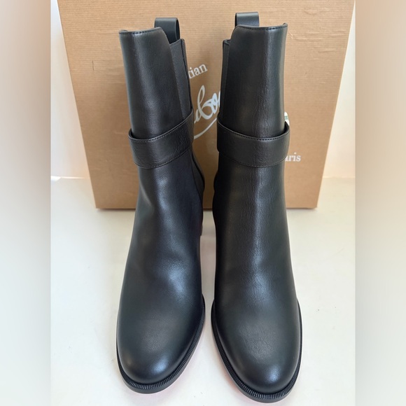 Christian Louboutin Leather 70 Chelsea Booties - Picture 7 of 16